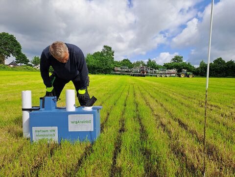 Emissionen werden gemessen 