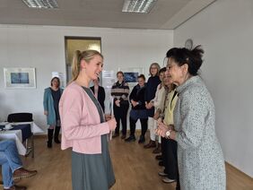 Übergabe der Zeugnisse