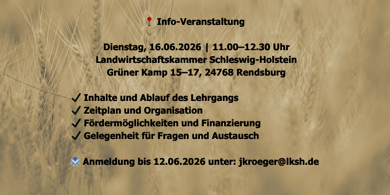Weiterbildung zum Meister: Info-Veranstaltung am 16. Juni